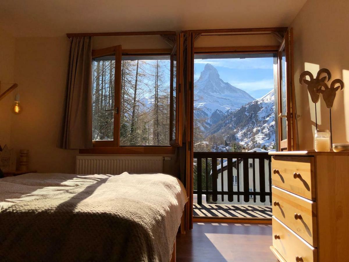 Apartment With Beautiful Views In Zermatt Eksteriør billede