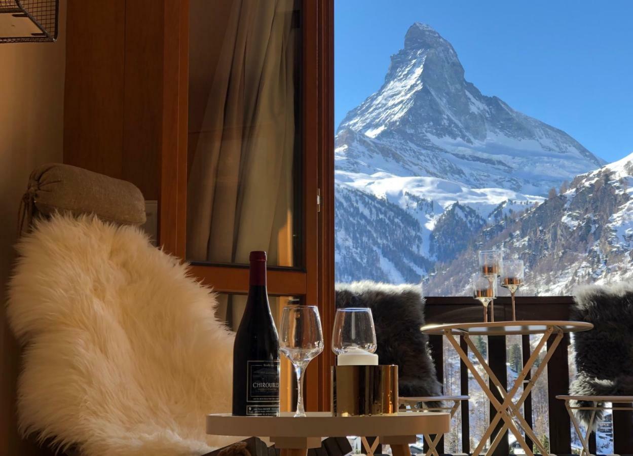 Apartment With Beautiful Views In Zermatt Eksteriør billede
